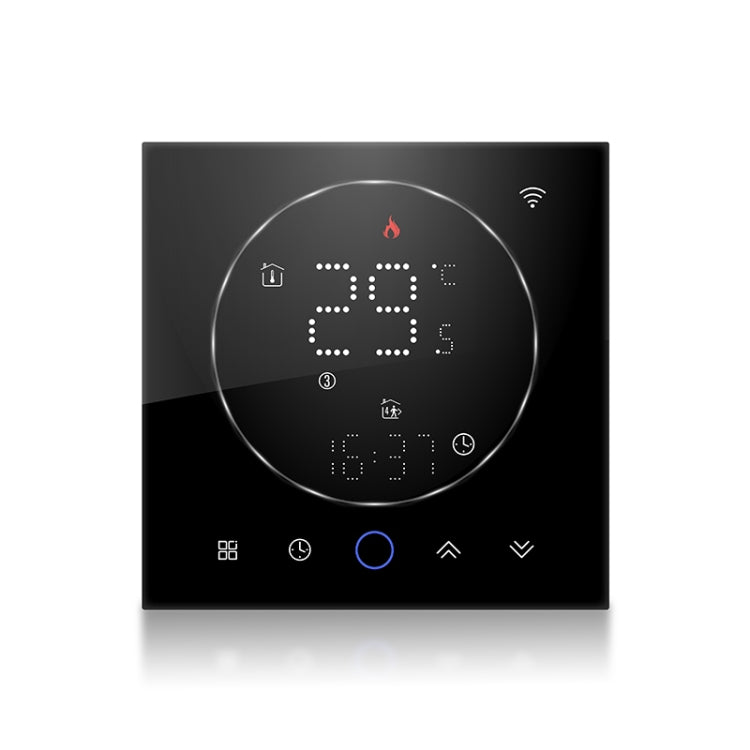 BHT-008GALW 95-240V AC 5A Smart Home Water Heating LED Thermostat With WiFi(Black) - Thermostat & Thermometer by buy2fix | Online Shopping UK | buy2fix