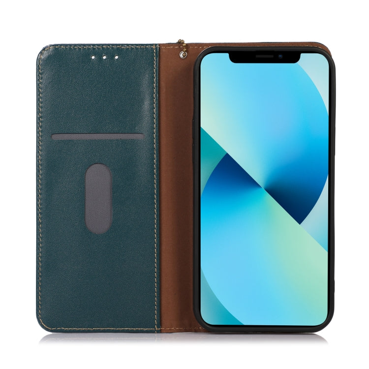 For Huawei Nova 11i / Enjoy 60 Pro / Maimang 20 5G KHAZNEH Nappa Top Layer Cowhide Leather Phone Case(Green) - Huawei Cases by buy2fix | Online Shopping UK | buy2fix