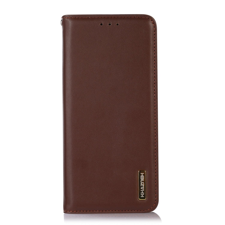 For Huawei Nova 11 KHAZNEH Nappa Top Layer Cowhide Leather Phone Case(Brown) - Huawei Cases by buy2fix | Online Shopping UK | buy2fix