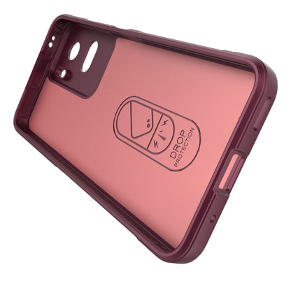 For Honor 90 Lite Magic Shield TPU + Flannel Phone Case(Wine Red) - Honor Cases by buy2fix | Online Shopping UK | buy2fix