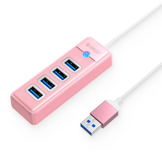 ORICO PW4U-U3 4 in 1 USB to USB Multifunctional Docking Station HUB Adapter(Pink) - USB HUB by ORICO | Online Shopping UK | buy2fix