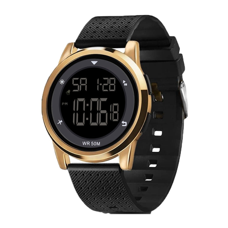 SPOVAN S100 Men Outdoor Multifunctional Waterproof Electronic Watch(Gold) - LED Digital Watches by SPOVAN | Online Shopping UK | buy2fix