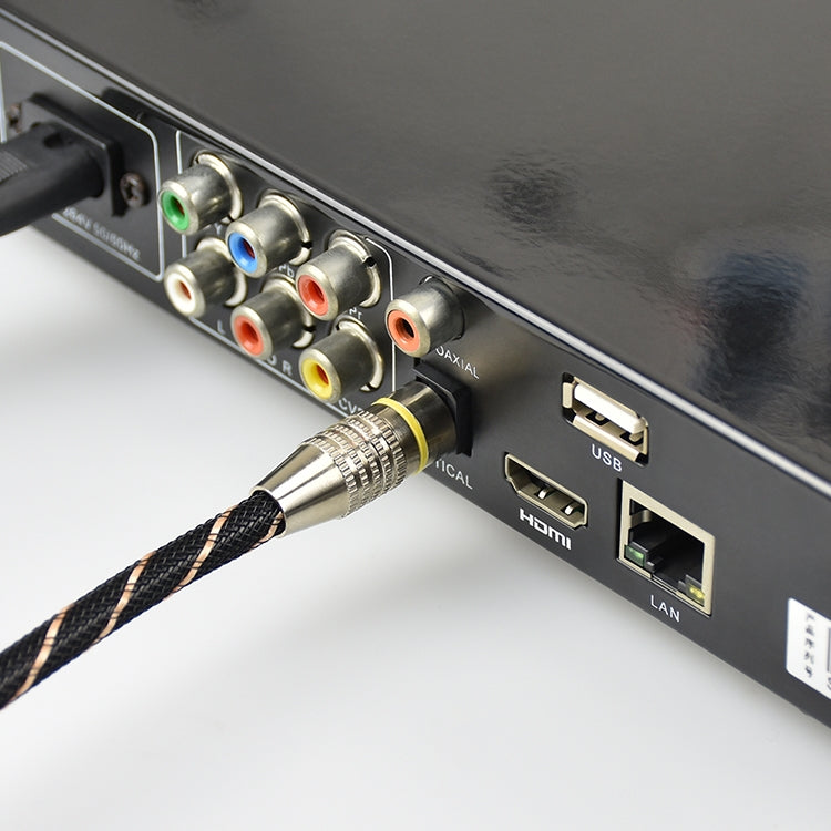 3m EMK OD6.0mm Square Port to Round Port Set-top Box Digital Audio Optical Fiber Connecting Cable - Audio Optical Cables by EMK | Online Shopping UK | buy2fix