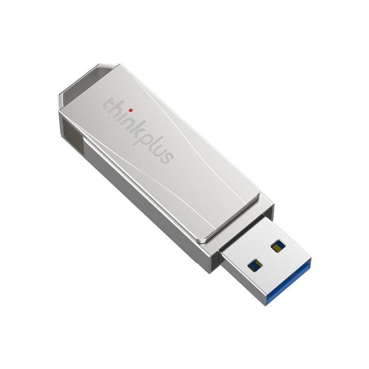 Lenovo Thinkplus USB 3.0 Rotating Flash Drive, Memory:128GB(Silver) - USB Flash Drives by Lenovo | Online Shopping UK | buy2fix