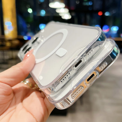 For iPhone 15 Pro MagSafe Space Phone Case(Transparent) - iPhone 15 Pro Cases by buy2fix | Online Shopping UK | buy2fix