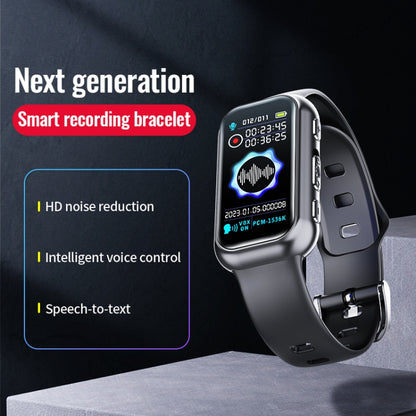 JNN S16 Smart HD Noise Reduction Bluetooth MP3 Voice Control Recording Bracelet, Memory:16GB - Smart Wristbands by JNN | Online Shopping UK | buy2fix