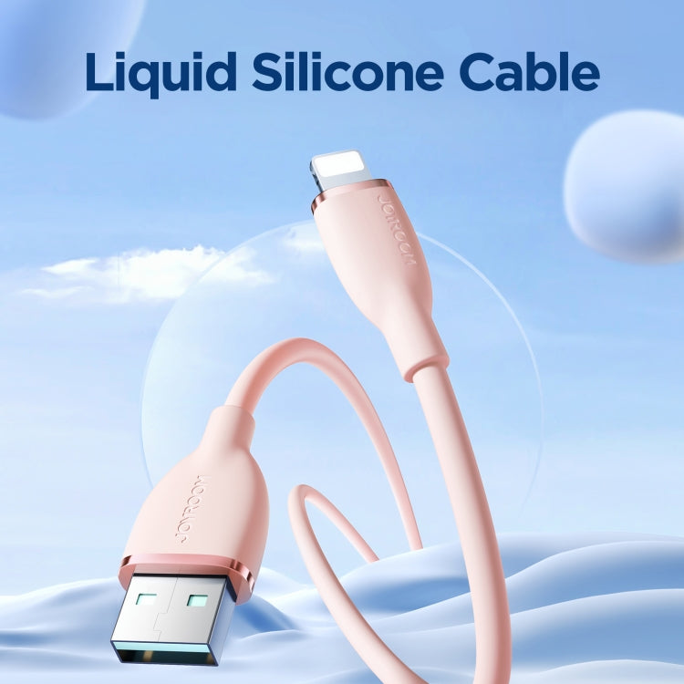 JOYROOM SA29-AL3 3A USB to 8 Pin Liquid Silicone Fast Charging Data Cable, Length: 1.2m(Pink) - Normal Style Cable by JOYROOM | Online Shopping UK | buy2fix