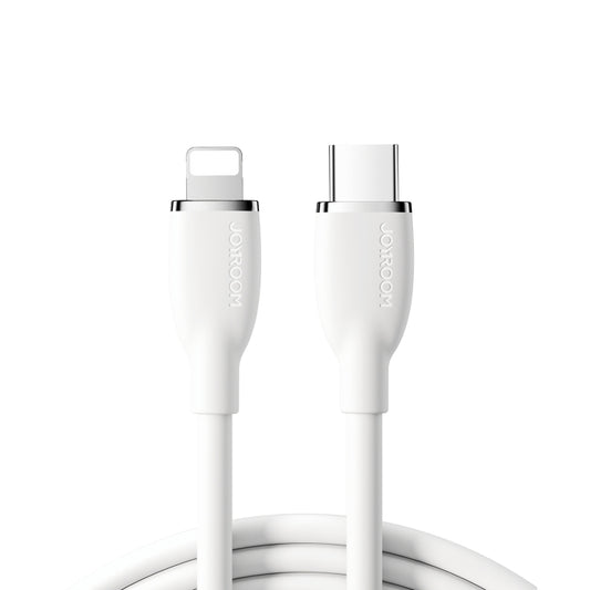 JOYROOM SA29-CL3 30W USB-C/Type-C to 8 Pin Liquid Silicone Fast Charging Data Cable, Length: 1.2m(White) - 2 in 1 Cable by JOYROOM | Online Shopping UK | buy2fix