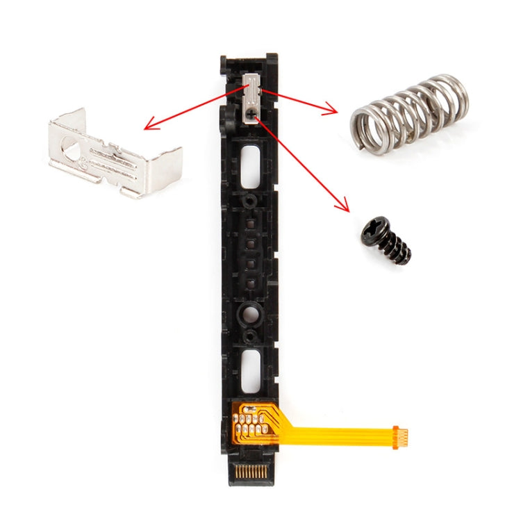 For Switch JoyCon Handle Metal Lock Replacement Parts, Spec:Grey Lock+Spring+Screwdriver - Switch Spare Parts by buy2fix | Online Shopping UK | buy2fix