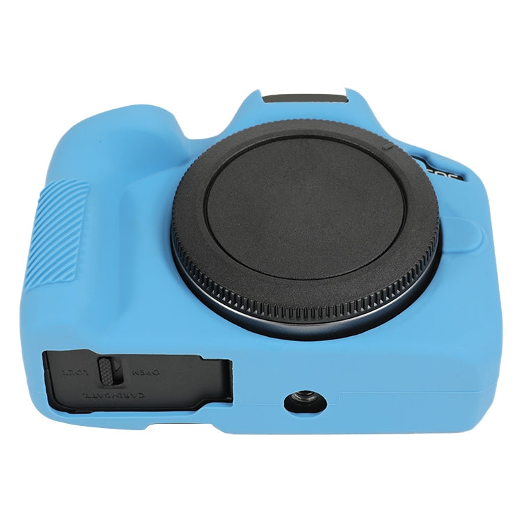 For Canon EOS R50 Soft Silicone Protective Case(Dark Blue) - Protective Case by buy2fix | Online Shopping UK | buy2fix