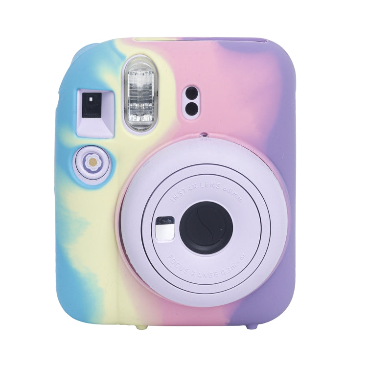 For FUJIFILM instax mini 12 Soft Silicone Camera Protective Case(Dark Blue Purple) - Protective Case by buy2fix | Online Shopping UK | buy2fix