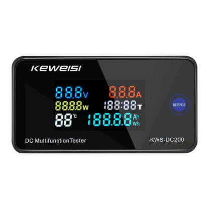 KWS-DC200-10A 8-120V DC Digital Display Voltage Current Watch Built in Shunt(Black) - Current & Voltage Tester by buy2fix | Online Shopping UK | buy2fix