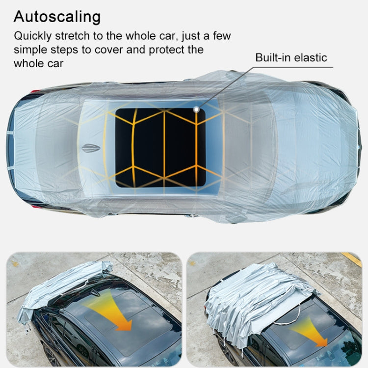 Automatic Retractable Car Universal Sunshade Snow-proof Dust-proof Cover, Size:S - PE Material by buy2fix | Online Shopping UK | buy2fix