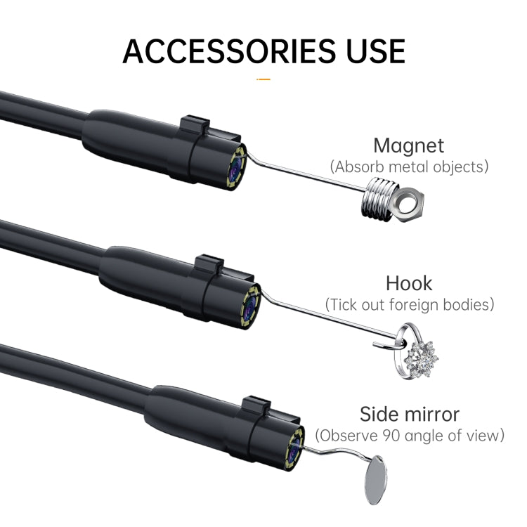 P200 8mm Front Lenses Integrated Industrial Pipeline Endoscope with 4.3 inch Screen, Spec:100m Tube -  by buy2fix | Online Shopping UK | buy2fix