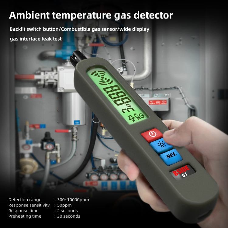 BSIDE G1 Portable Rechargeable Combustible Gas Detector - Gas Monitor by BSIDE | Online Shopping UK | buy2fix