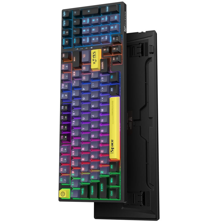 ONIKUMA G38 98 Keys RGB Lighting Wired Mechanical Keyboard, Type:Brown Switch(Black) - Wired Keyboard by ONIKUMA | Online Shopping UK | buy2fix