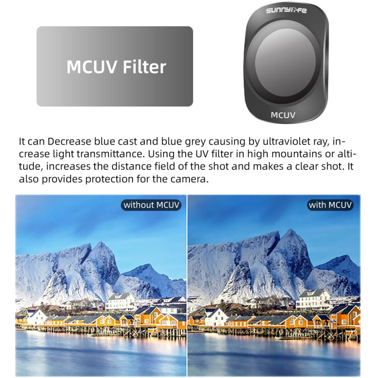 For DJI OSMO Pocket 3 Sunnylife Camera Lens Magnetic Metal Filter, Filter:ND64PL - Lens Accessories by Sunnylife | Online Shopping UK | buy2fix