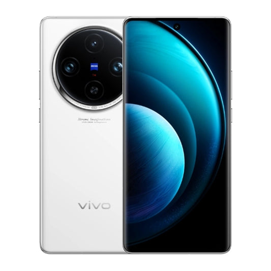 vivo X100 Pro, 16GB+1TB, Face ID / Fingerprint Identification, 6.78 inch Android 14 OriginOS 4 Dimensity 9300 Octa Core 3.25GHz, OTG, NFC, Network: 5G(White) - vivo by vivo | Online Shopping UK | buy2fix