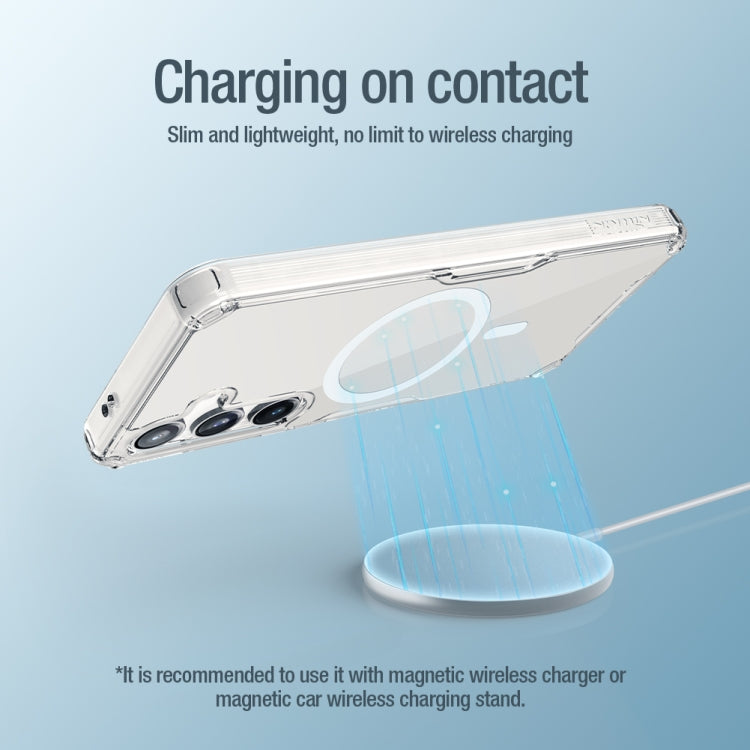 For Samsung Galaxy S24 5G NILLKIN Ultra Clear Magsafe PC + TPU Phone Case(Transparent) - Galaxy S24 5G Cases by NILLKIN | Online Shopping UK | buy2fix