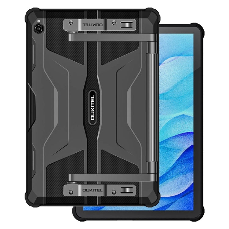 OUKITEL RT6 4G Network IP68/IP69K Rugged Tablet, 8GB+256GB, 10.1 inch Android 13 MediaTek MT8788 Octa Core Support Dual SIM, EU Plug(Black) - Other by OUKITEL | Online Shopping UK | buy2fix