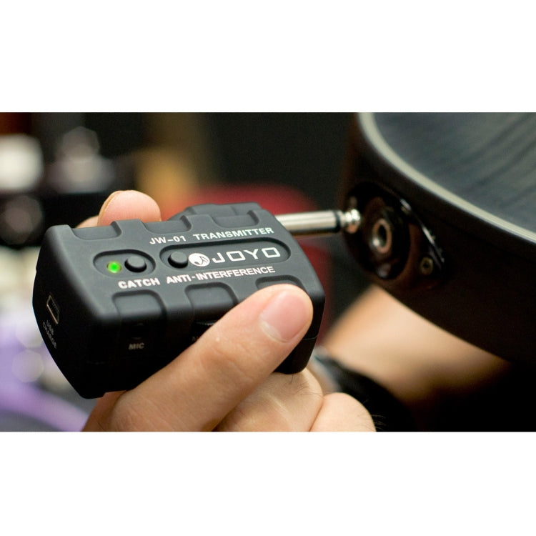 JOYO JW-01 Low Noise Portability Guitar Wireless Audio Transmitter Audio Receiver, Plug:US Plug(Black) - Stringed Instruments by JOYO | Online Shopping UK | buy2fix