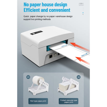 ZJ-8600 76x130 Single Paper Waybill Express Bill Label Printer, EU Plug - Consumer Electronics by buy2fix | Online Shopping UK | buy2fix