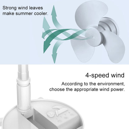 Humidifying and Moisturizing Spray Fan USB Charging Desktop Portable Folding Fan (White) - Consumer Electronics by buy2fix | Online Shopping UK | buy2fix