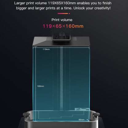 CREALITY LD-002R 2K LCD Screen Resin DIY 3D Printer, Print Size : 11.9 x 6.5 x 16cm, UK Plug - 3D Printer by Creality | Online Shopping UK | buy2fix