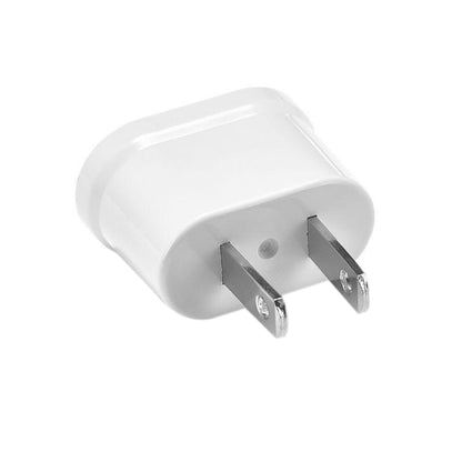 US & EU to US Plug AC Wall Universal Travel Power Socket Plug Adaptor, AC 250V (White) - Consumer Electronics by buy2fix | Online Shopping UK | buy2fix