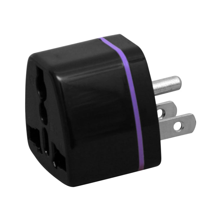 Pure Copper US Plug Mexico Adapter (Black) - Plug Adaptor by buy2fix | Online Shopping UK | buy2fix