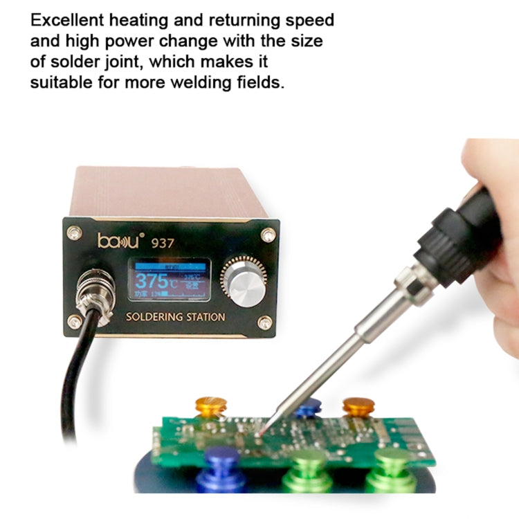 BAKU BA-937 LCD Digital Display Soldering Iron Welding Station Set, US Plug - Soldering Iron Set by BAKU | Online Shopping UK | buy2fix