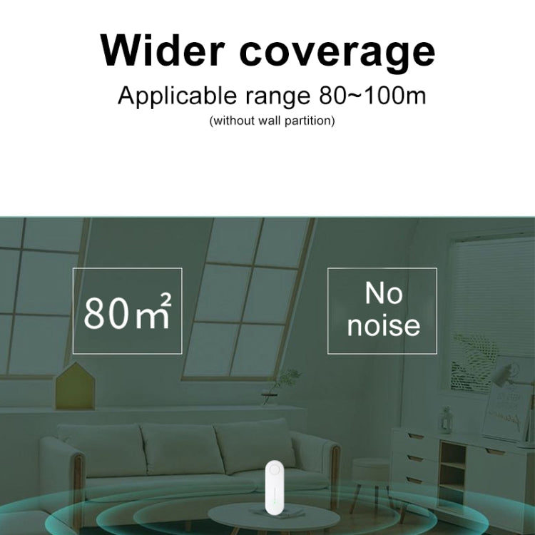 Mini Household Wireless Ultrasonic Deodorizer Vacuum Cleaner Dust Mite Controller, US Plug(Green) - Home & Garden by buy2fix | Online Shopping UK | buy2fix