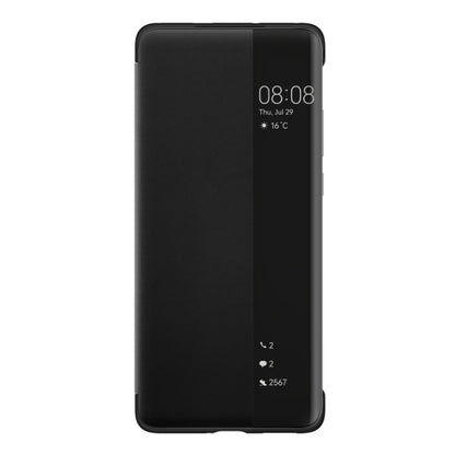 For Huawei P50 Pro Smart Display View Window Flip Leather Protective Case with Sleep / Wake-up Function(Black) - Huawei Cases by Huawei | Online Shopping UK | buy2fix