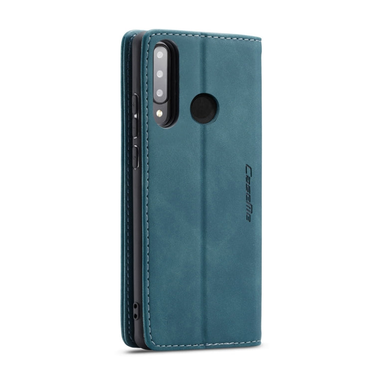 CaseMe-013 Multifunctional Retro Frosted Horizontal Flip Leather Case for Huawei P30 Lite, with Card Slot & Holder & Wallet (Blue) - Huawei Cases by CaseMe | Online Shopping UK | buy2fix