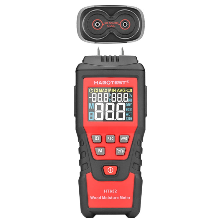 HABOTEST HT632 Portable Multifunctional Digital Display Wood Moisture Detector - PH & Moisture Meter by HABOTEST | Online Shopping UK | buy2fix