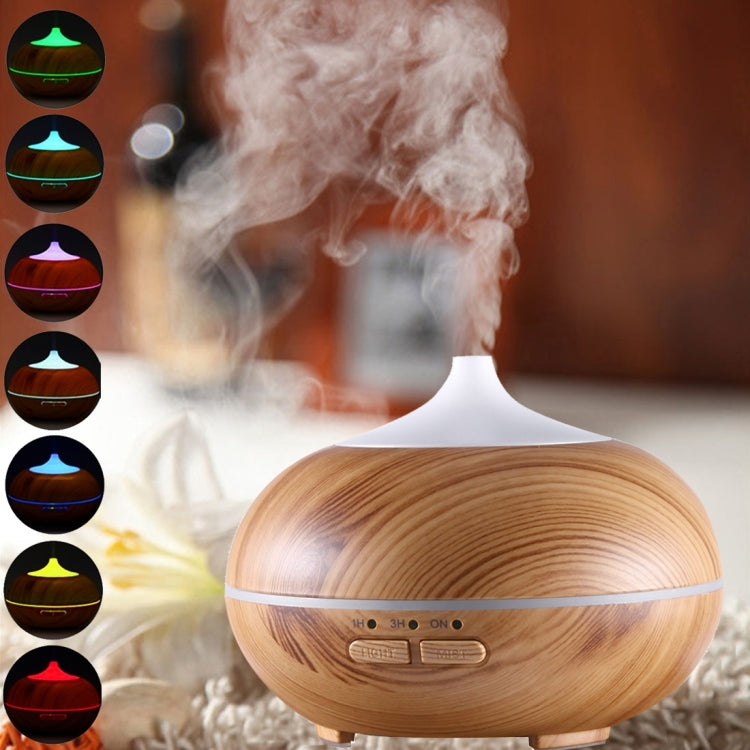 10W 150mL Wood Grain Aromatherapy Air Purifier Humidifier with LED Light for Office / Home Room(Brown) - Home & Garden by buy2fix | Online Shopping UK | buy2fix