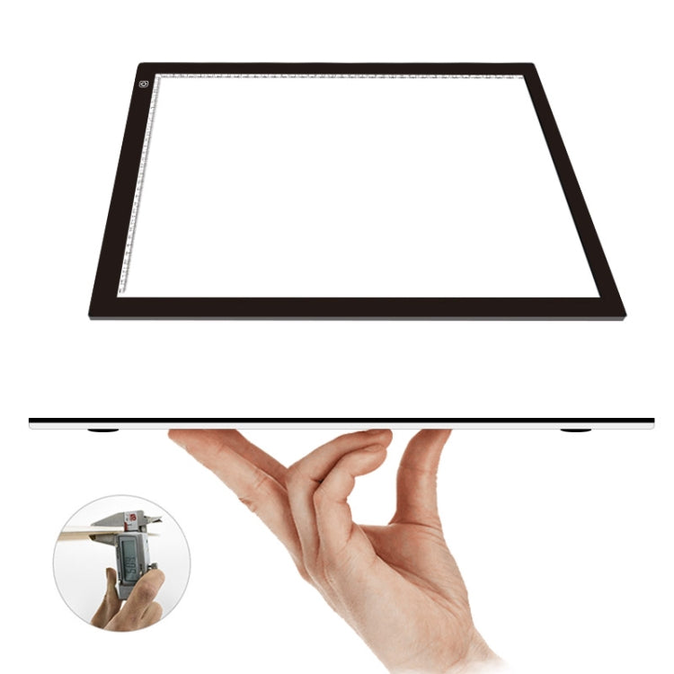 A2 Size 23W 12V  LED Three Level of Brightness Dimmable Acrylic Copy Boards for Anime Sketch Drawing Sketchpad, with Power Adapter - Consumer Electronics by buy2fix | Online Shopping UK | buy2fix