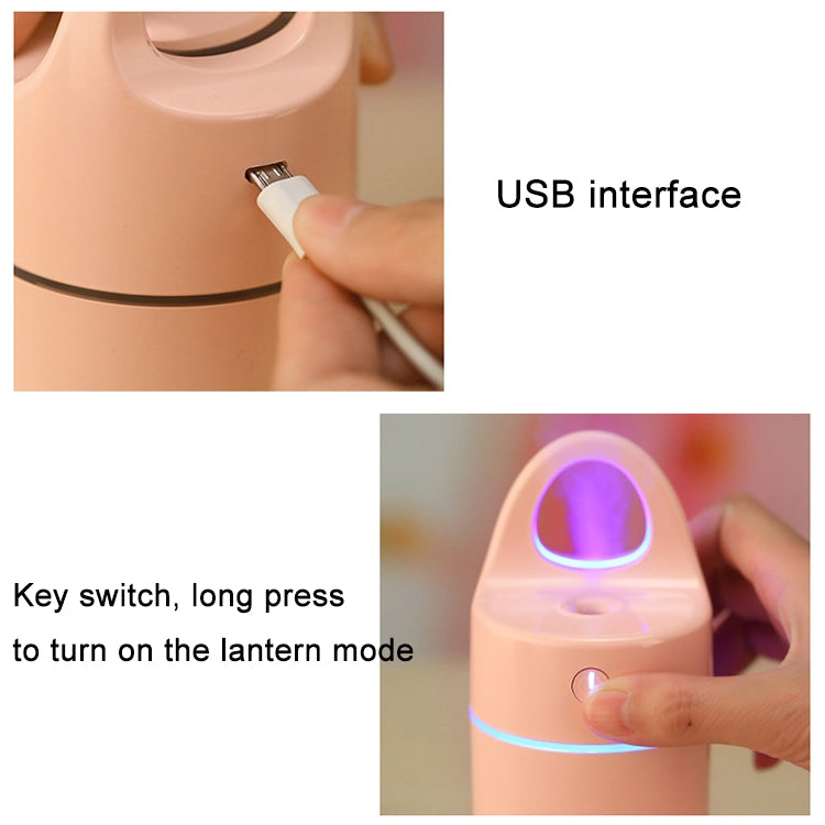 1.5W - 2W 175ml Mini Portable USB Negative Ions Humidifier Beauty and Water Supplement Instrument with Colorful LED Light(Pink) - Home & Garden by buy2fix | Online Shopping UK | buy2fix