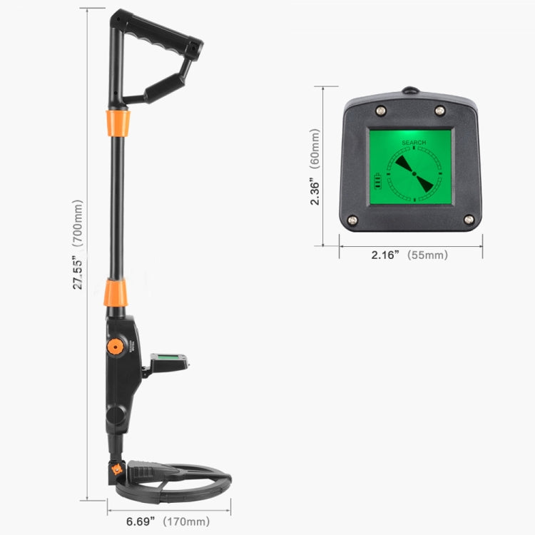 MD1008A Underground Metal Detector Children Toy Detector with LCD Screen, Measuring Range: 10cm - Consumer Electronics by buy2fix | Online Shopping UK | buy2fix