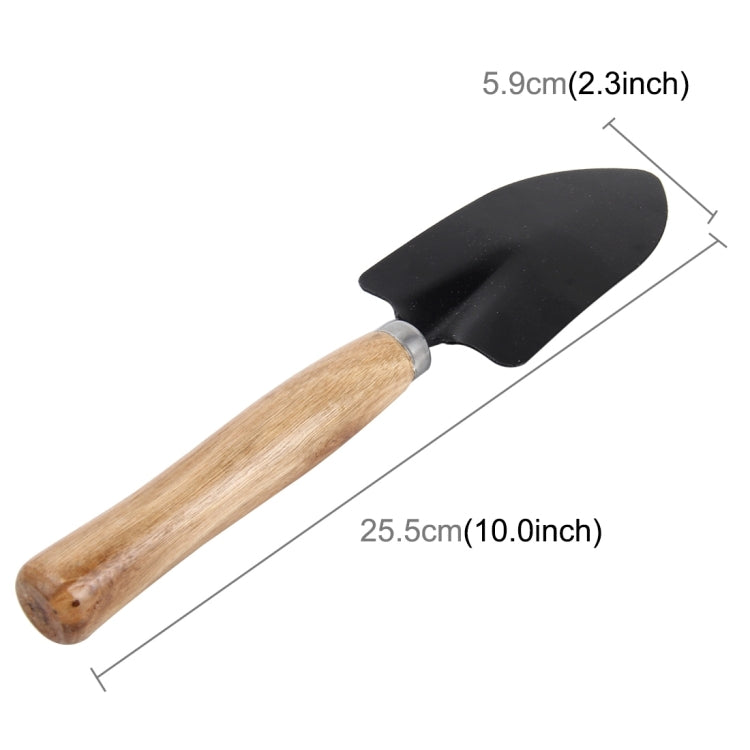 Rake Shovel Digging Trowel 3 in 1  Wooden Handle Metal Head Mini Garden Plant Tool Gardening Tool Garden Flower Tools Garden Tools Combination Set - Home & Garden by buy2fix | Online Shopping UK | buy2fix