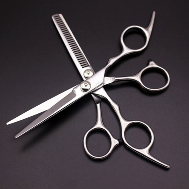 Fashion Durable Sharp Hairdressing Hair Cutting Shears/Scissors and Barber Thinning Tooth Shear(Silver Thinning scissor) - Hair Trimmer by buy2fix | Online Shopping UK | buy2fix