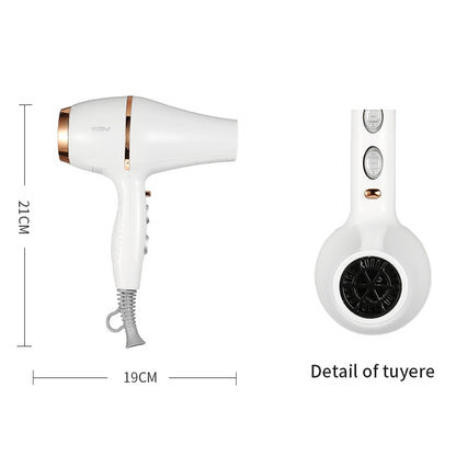 VGR V-414 2200W Negative Ion Hair Dryers with 6 Gear Adjustment, Plug Type: EU Plug(White) - Hair Dryers & Accessories by VGR | Online Shopping UK | buy2fix