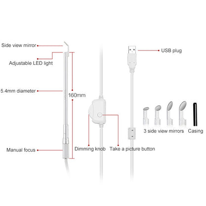 Supereyes Y003 Pet Ear Canal Nasal Cavity Waterproof Electronic Digital Endoscope -  by Supereyes | Online Shopping UK | buy2fix