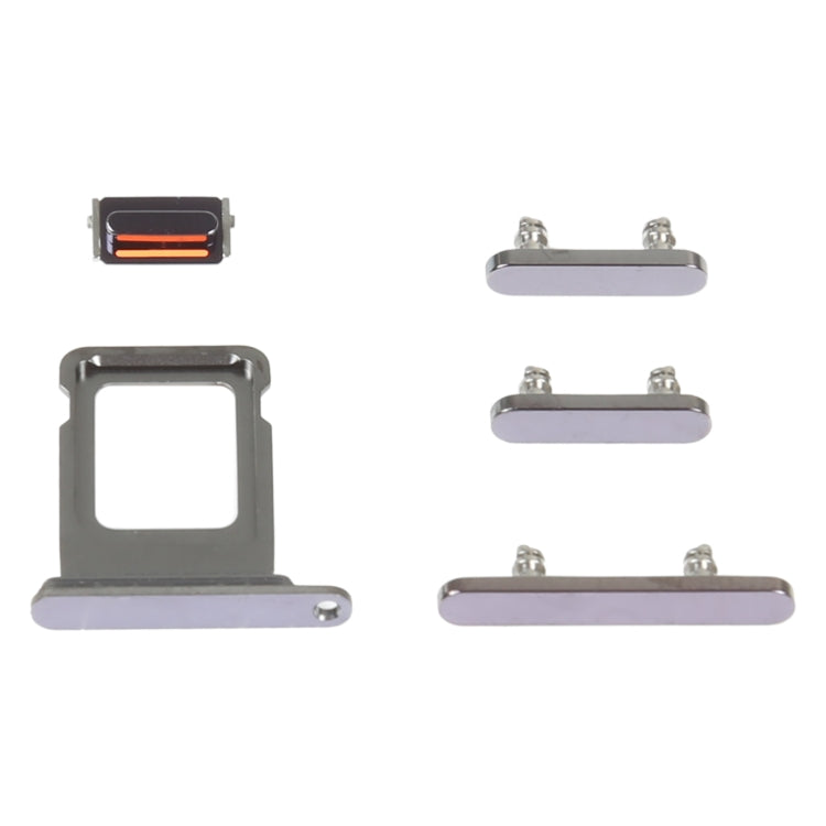 SIM Card Tray + Side Keys for iPhone 14 Pro(Purple) - Repair & Spare Parts by buy2fix | Online Shopping UK | buy2fix