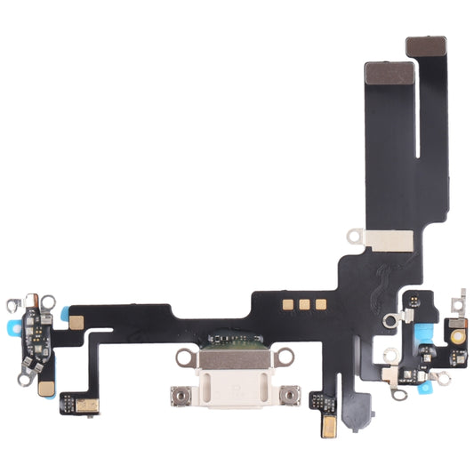 For iPhone 14 Charging Port Flex Cable (White) -  by buy2fix | Online Shopping UK | buy2fix