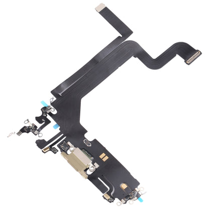 For iPhone 14 Pro Max Charging Port Flex Cable (Gold) -  by buy2fix | Online Shopping UK | buy2fix