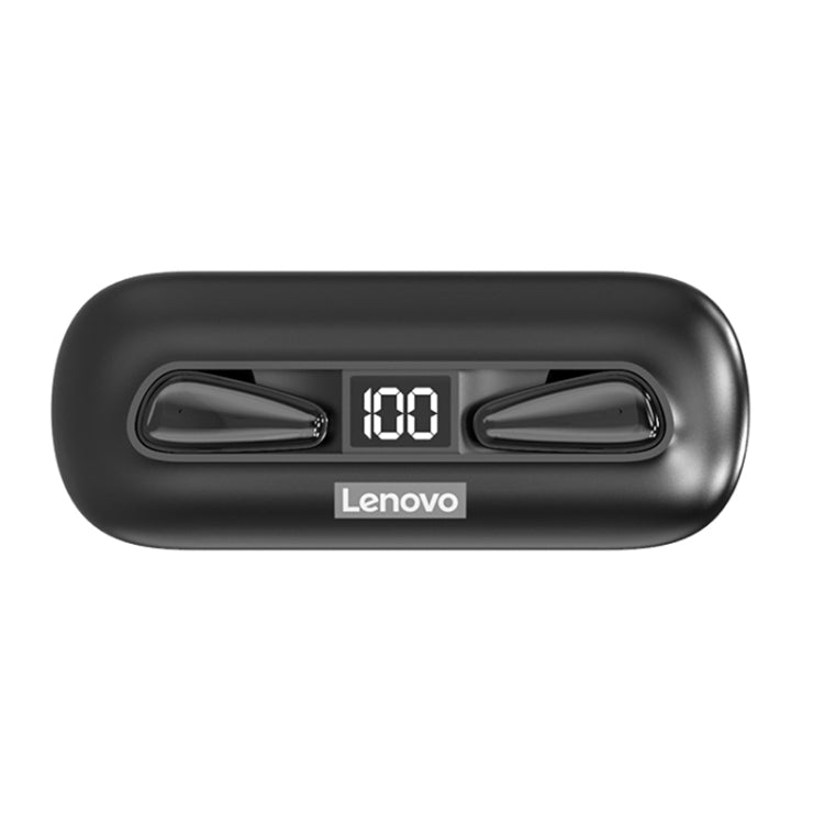 Lenovo LivePods XT95 Ultra-thin Portable Wireless Bluetooth 5.0 Earphones with Charging Box (Black) - Apple Accessories by Lenovo | Online Shopping UK | buy2fix