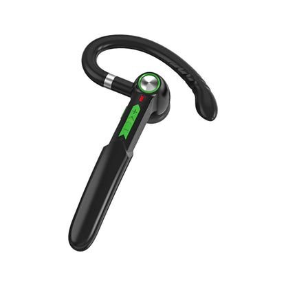 ME-100 TWS Business Rotating Universal True Stereo 5.0 Version Hanging Ear In-Ear Bluetooth Headset(Black+green) - Bluetooth Earphone by buy2fix | Online Shopping UK | buy2fix