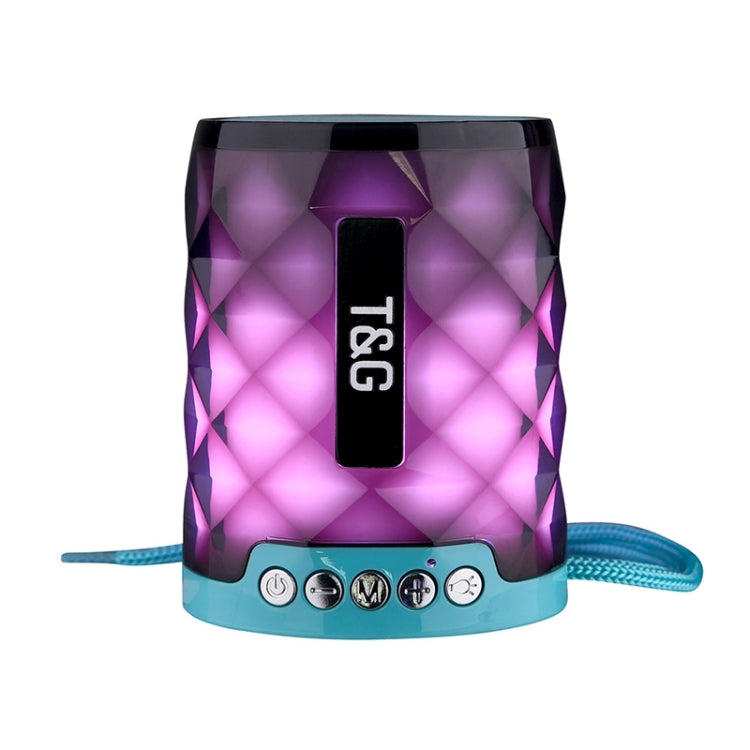 T&G TG155 Bluetooth 4.2 Mini Portable Wireless Bluetooth Speaker with Colorful Lights(Green) - Mini Speaker by T&G | Online Shopping UK | buy2fix