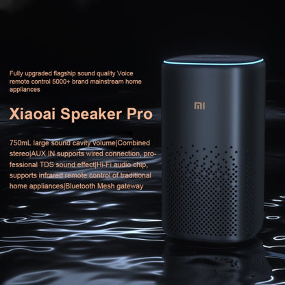 Xiaomi Xiaoai Speaker Pro with 750mL Large Sound Cavity Volume / AUX IN Wired Connection / Combo Stereo / Professional DTS Audio / Hi-Fi Audio chip / Infrared Remote Control Traditional Home Appliances / Bluetooth Mesh Gateway - Desktop Speaker by Xiaomi | Online Shopping UK | buy2fix